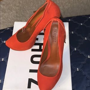 Gorgeous suede, leather stiletto platform!